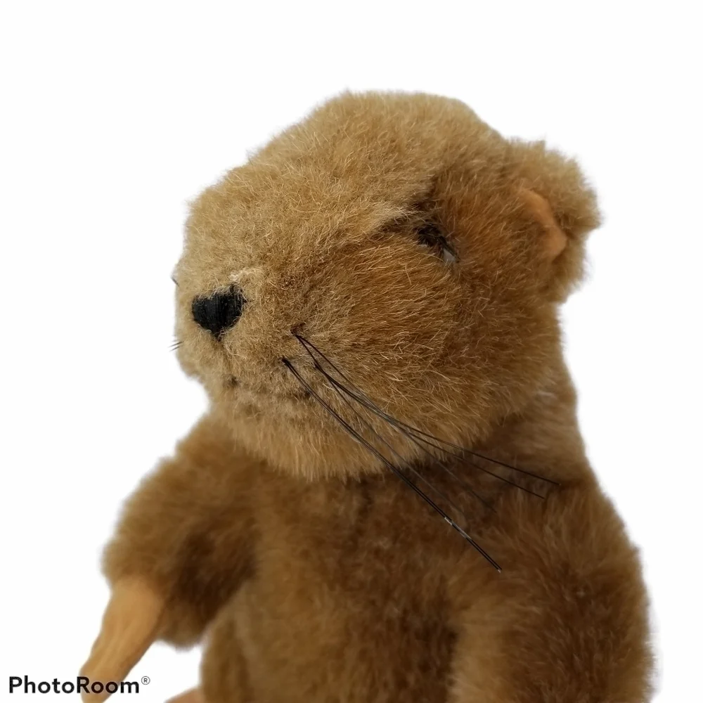 Groundhog Plush Soundprints 1992 Stuffed Animal 90s Wildlife Realistic